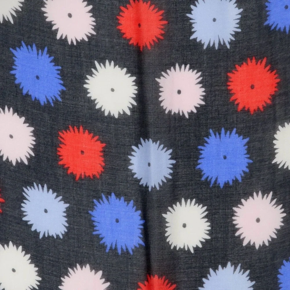 Kate Spade NWT Stylish Red, White and Blue Scarf